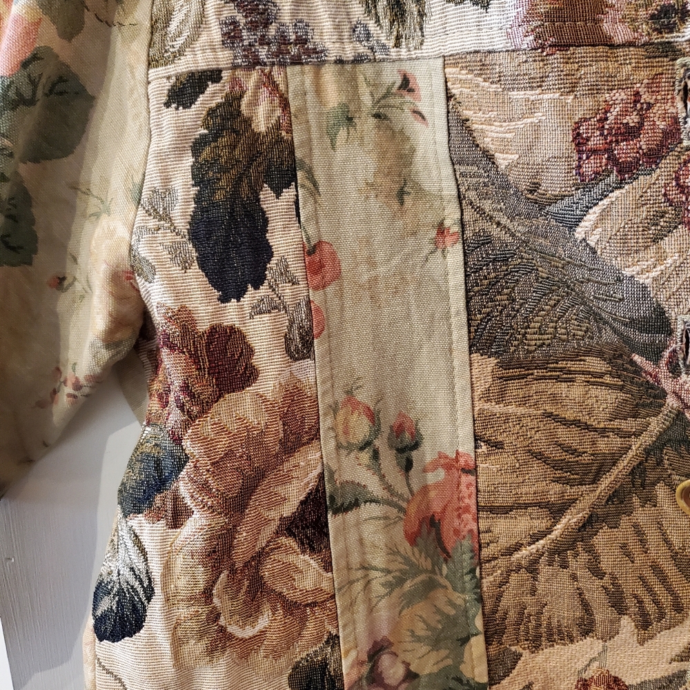 Coldwater Creek Patchwork Jacket Size Pm - image 3